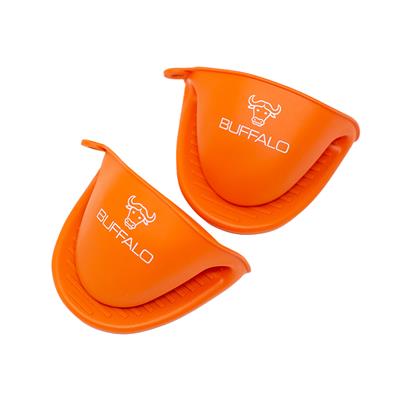 BUFFALO Heat Resistant Silicone Mitt 2pcs, Orange