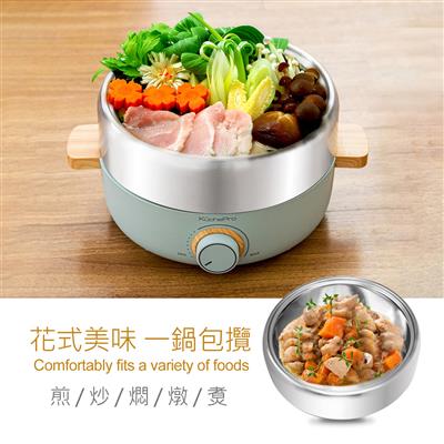 火鍋/燒烤 多功能料理鍋- 白色